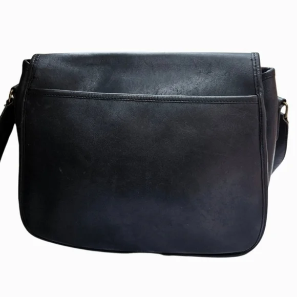 Vtg COACH | Ranch Bag | Black | Womens | Crossbody | 90s | Leather - Picture 2 of 16